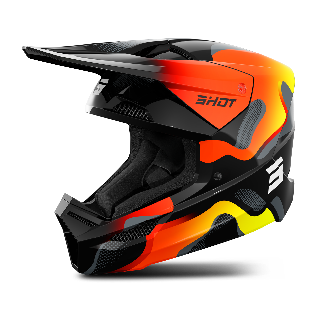 Casco De Cross Shot Race Gear Furious Zebra 27