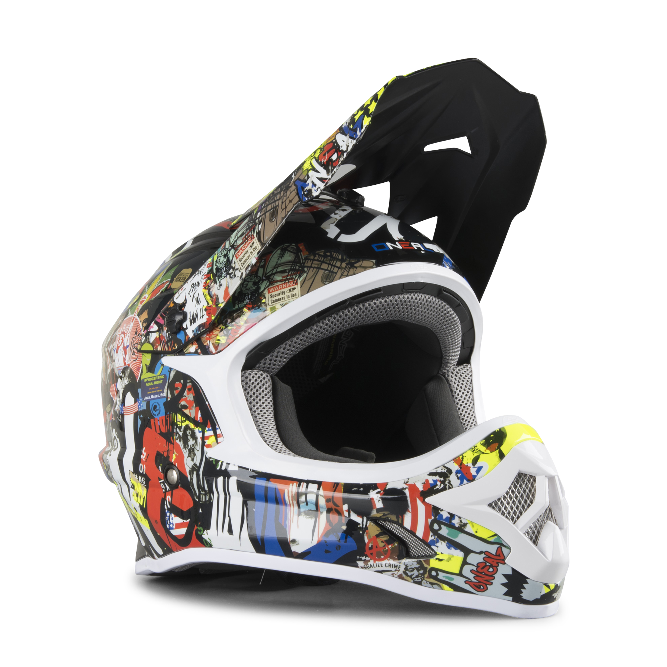Oneal 3 Series Rancid Motocross Helmet