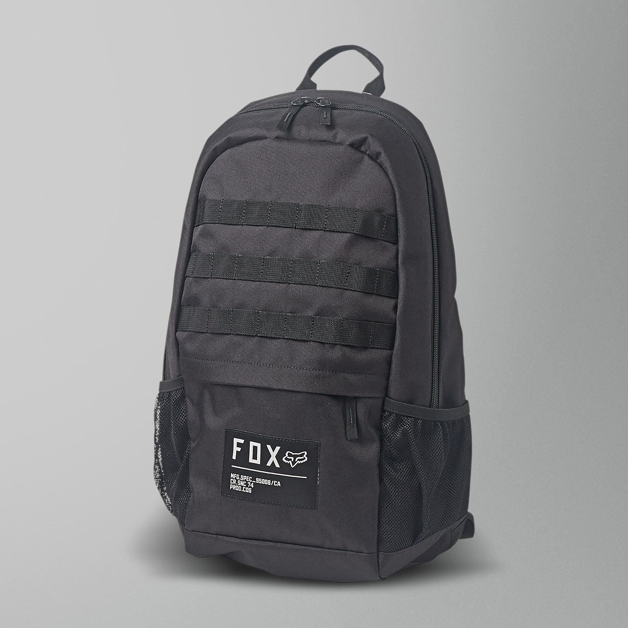 fox laptop backpack black