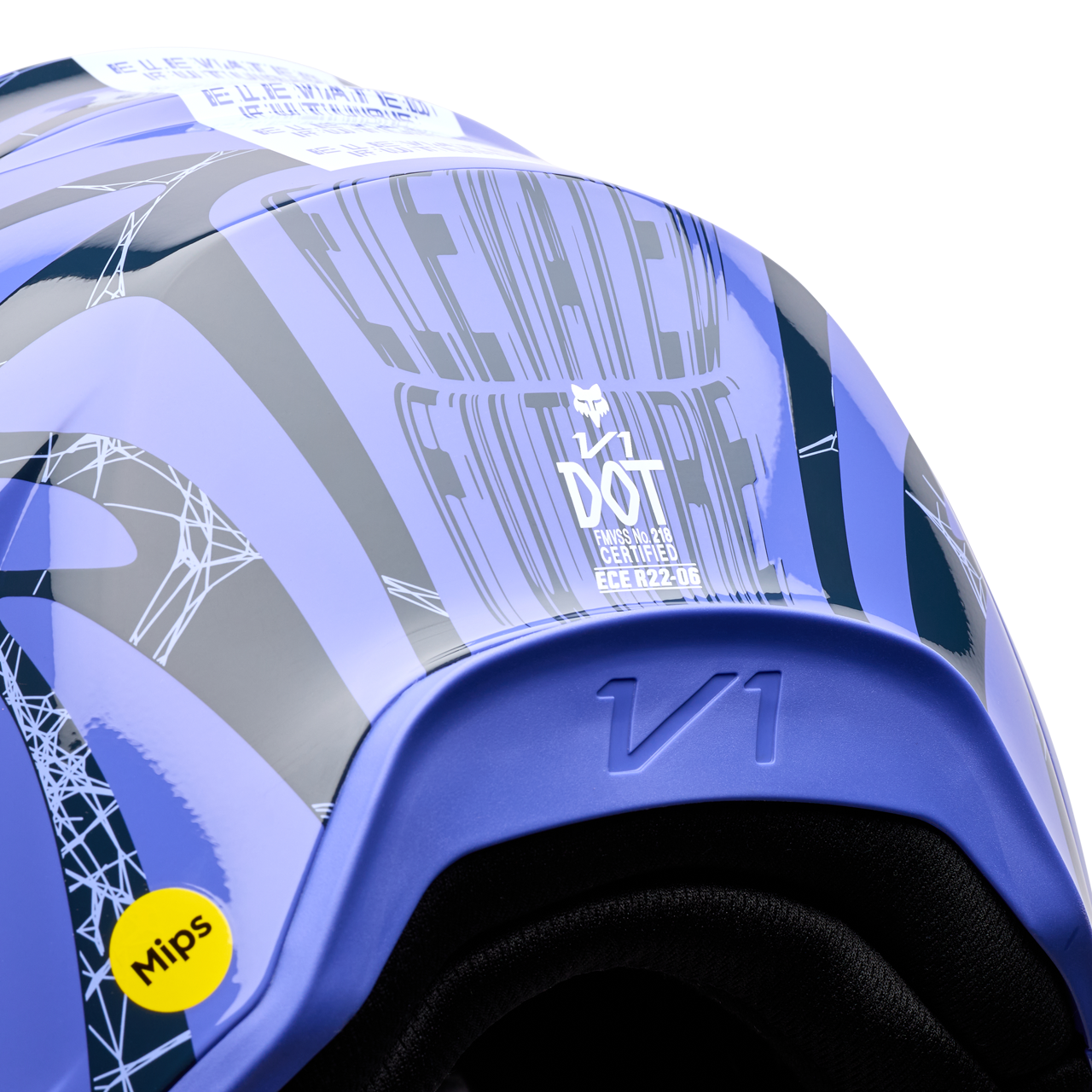 Capacete MX FOX V1 Diffuse SE