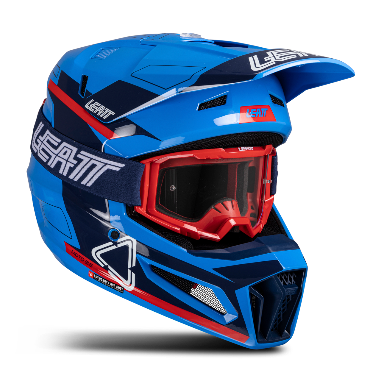 Kit de Casco MX y Gafas Leatt Moto 3.5 V25