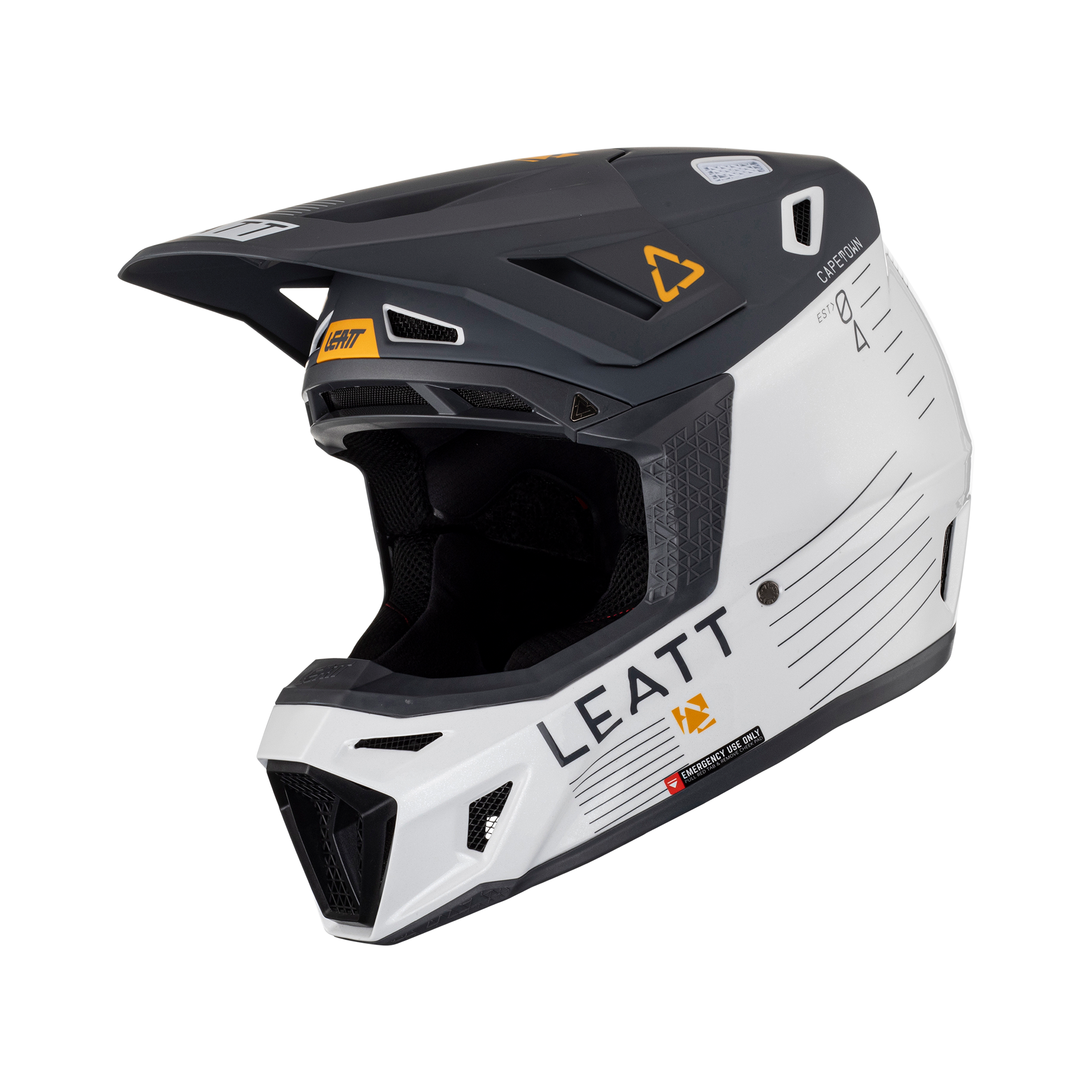 Helmset Leatt Moto 8.5 V25 Crosshelm Met Brillen