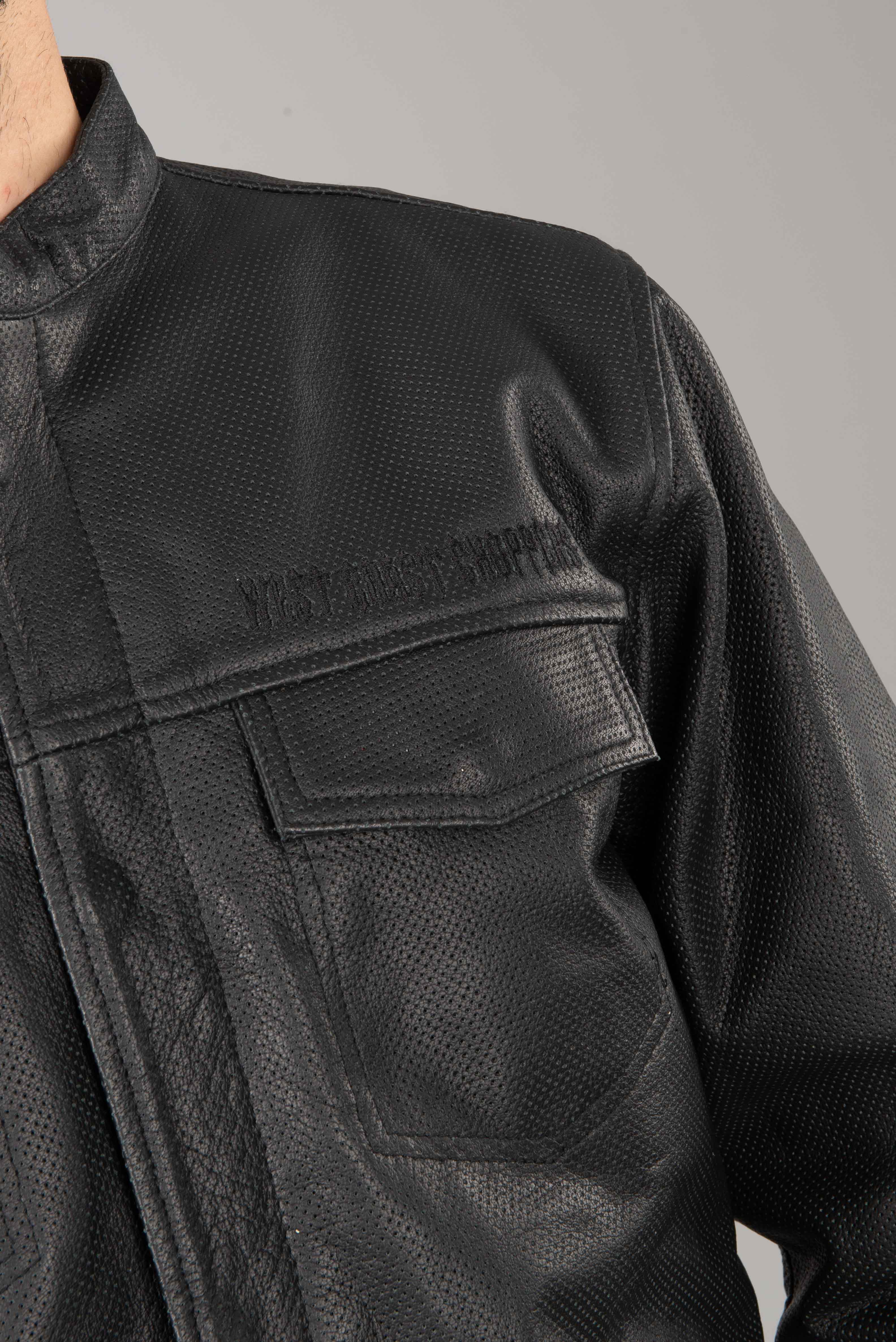 West Coast Choppers OG Perforated Leather Shirt