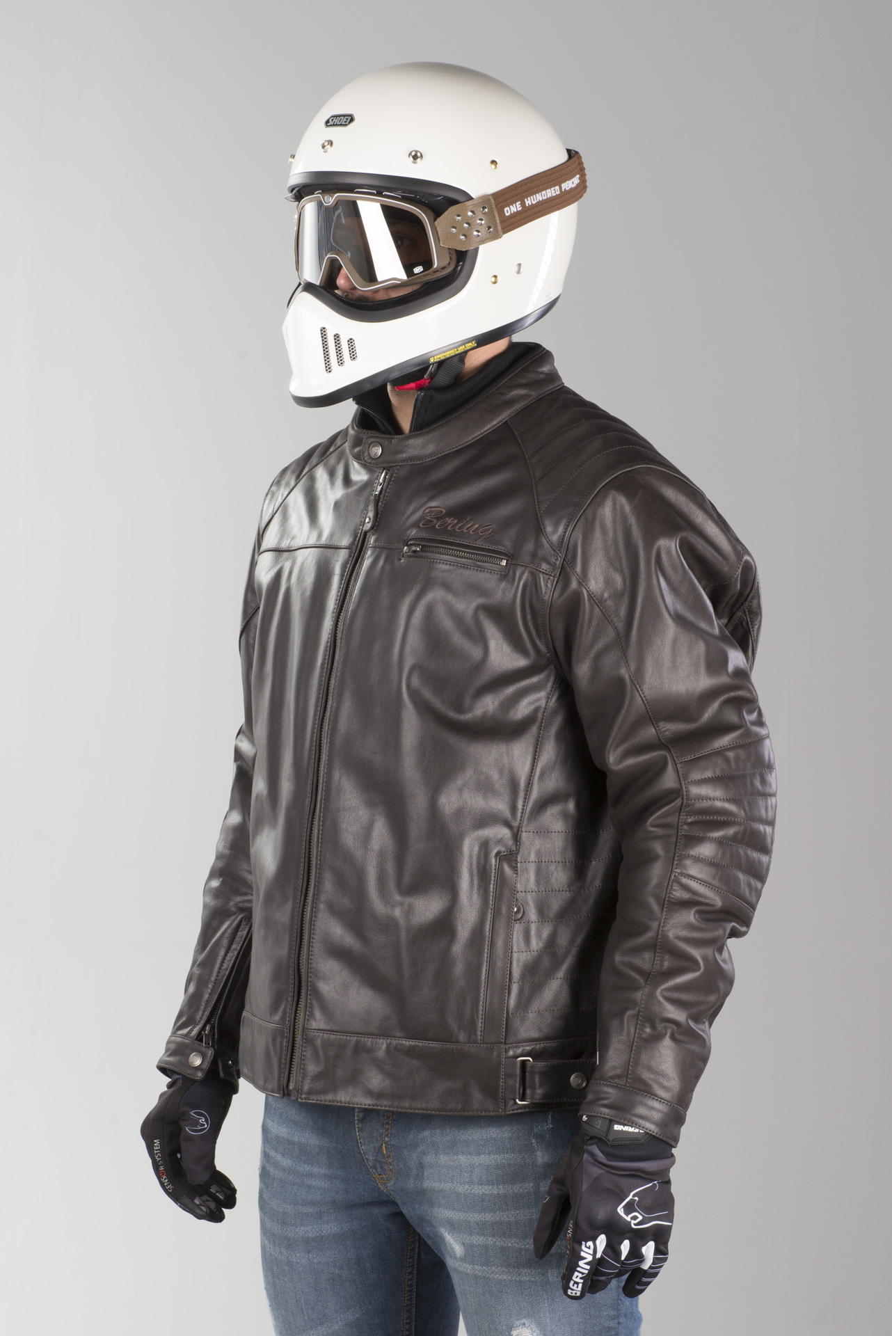 Bering Bruce King Size Leather Jacket