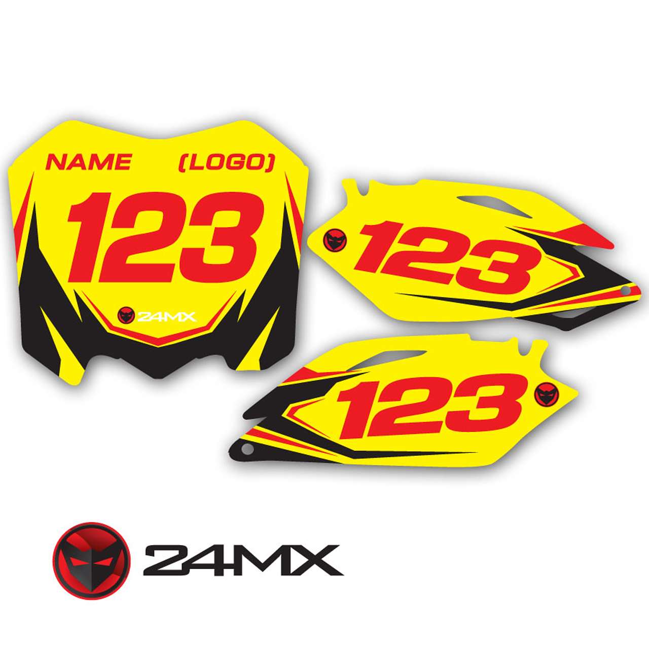 Tech Nummerplaatstickers