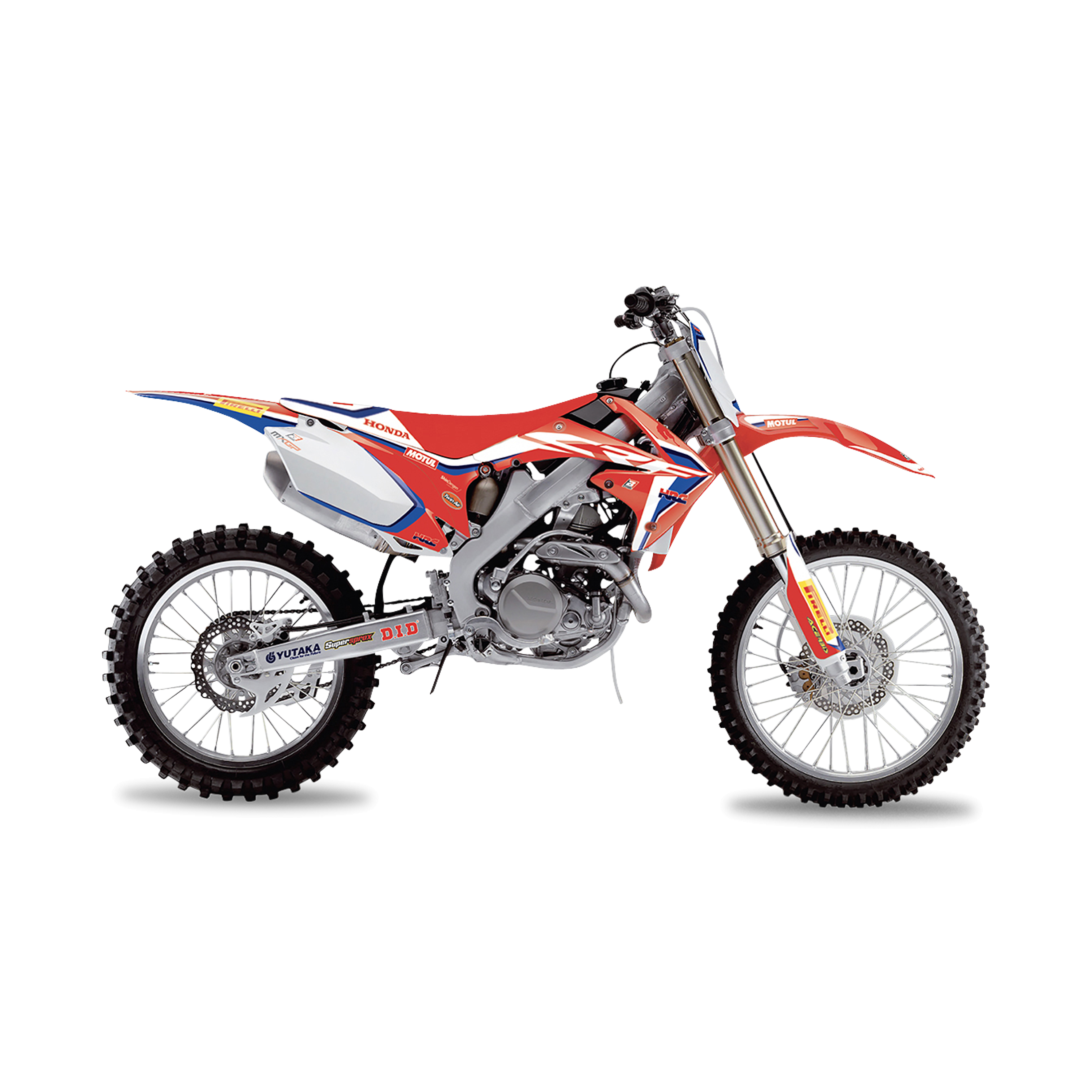 Kit Completo de Adhesivos + Funda de Asiento Blackbird Replica Team HRC 19 Rojo-Blanco-Azul