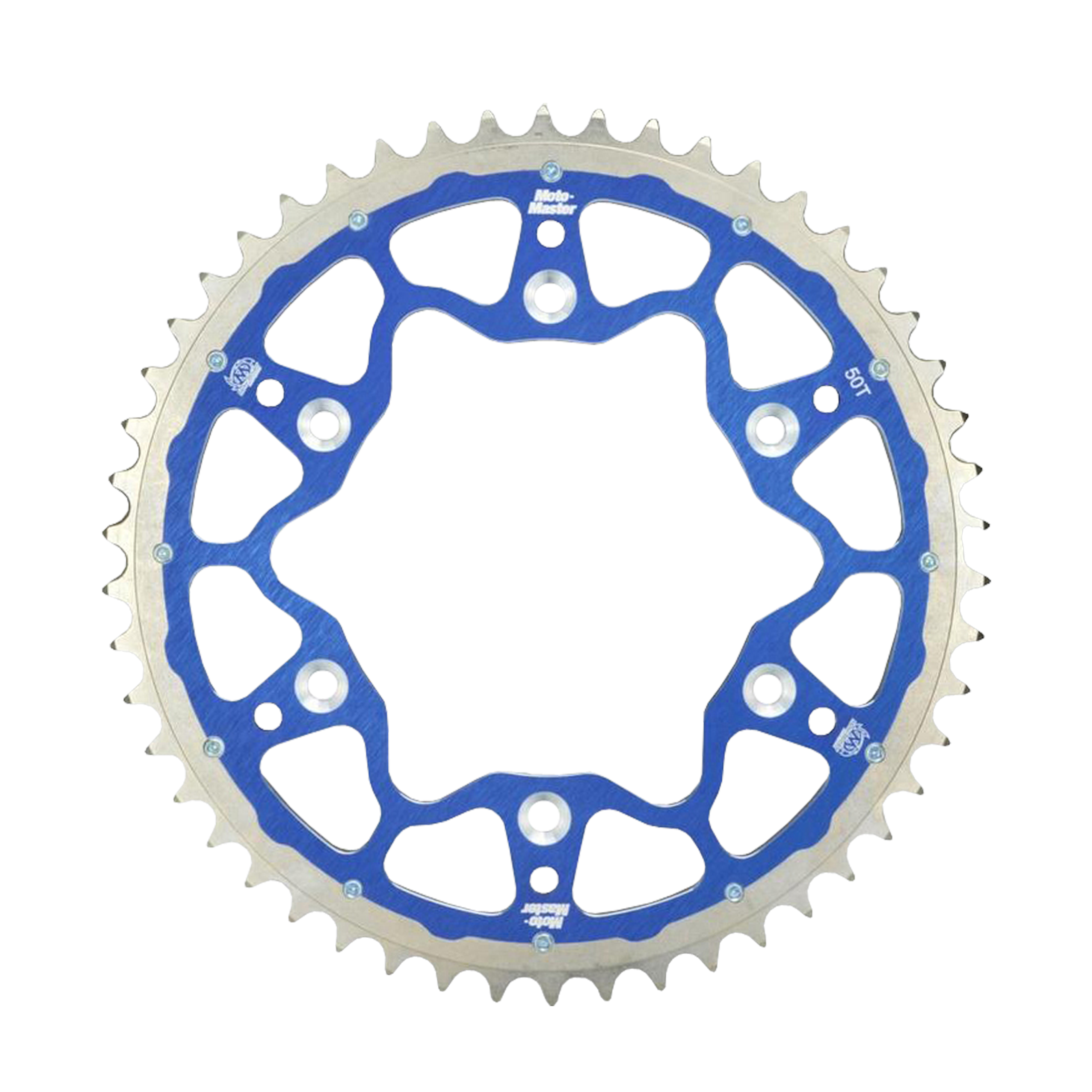 Moto-Master Fusion Series 520 dubbele ring achtertandwiel blauw