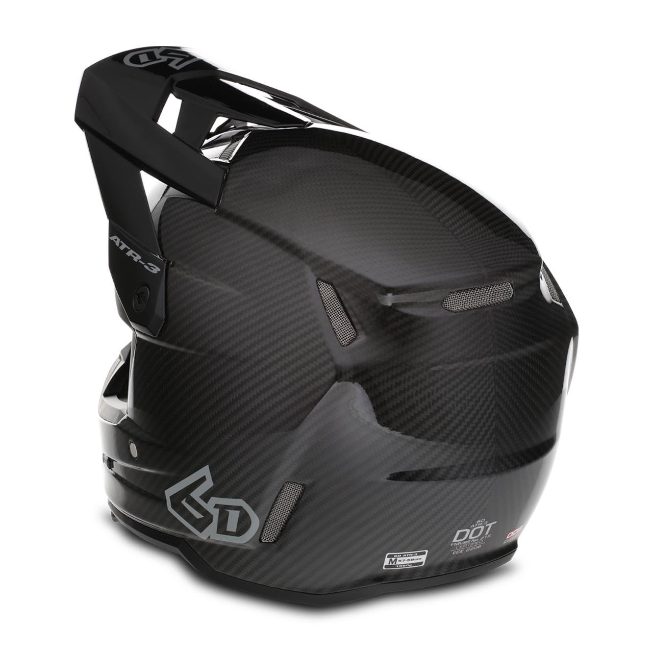 6D ATR-3 Solid MX Helmet
