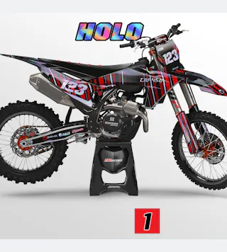 Stickerset 24MX Holo Gepersonaliseerd Strepen