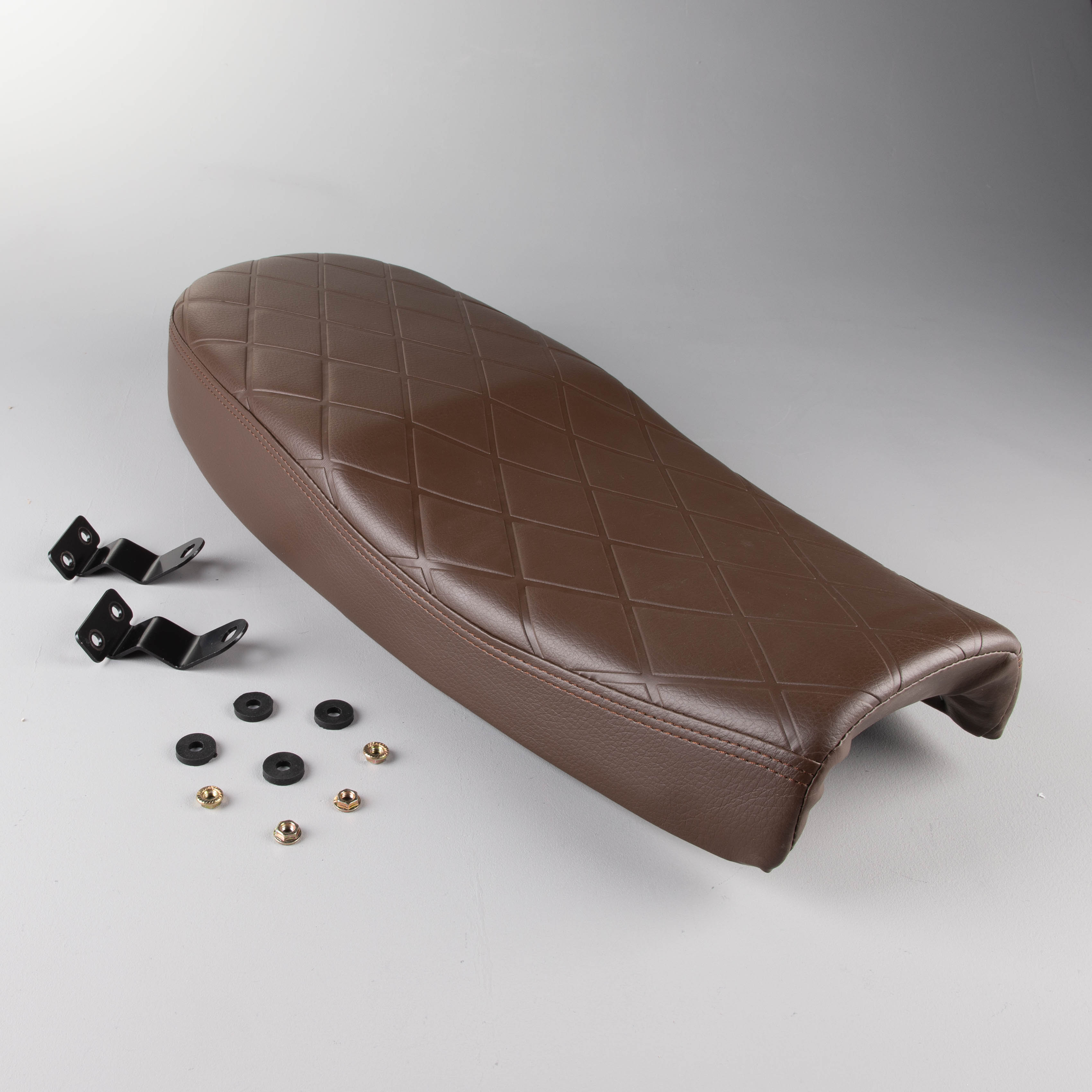 Snell Planky Checkered Seat Brown