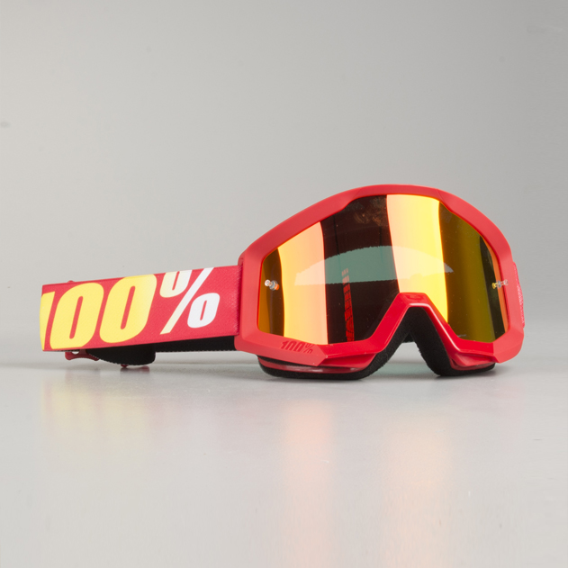 100% Strata Mx Goggle Furnace Mirror Red 
