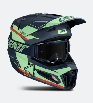 Leatt Moto 3.5 V25 MX Helmet Kit with Goggles