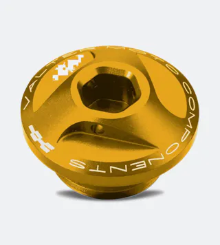 Tapón de Llenado de Aceite Valter Moto Racing Amarillo