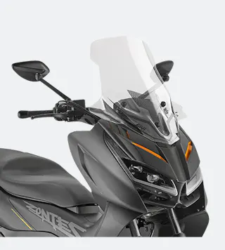 Vetrobransko Steklo Givi Scooter 368 D Prozorno
