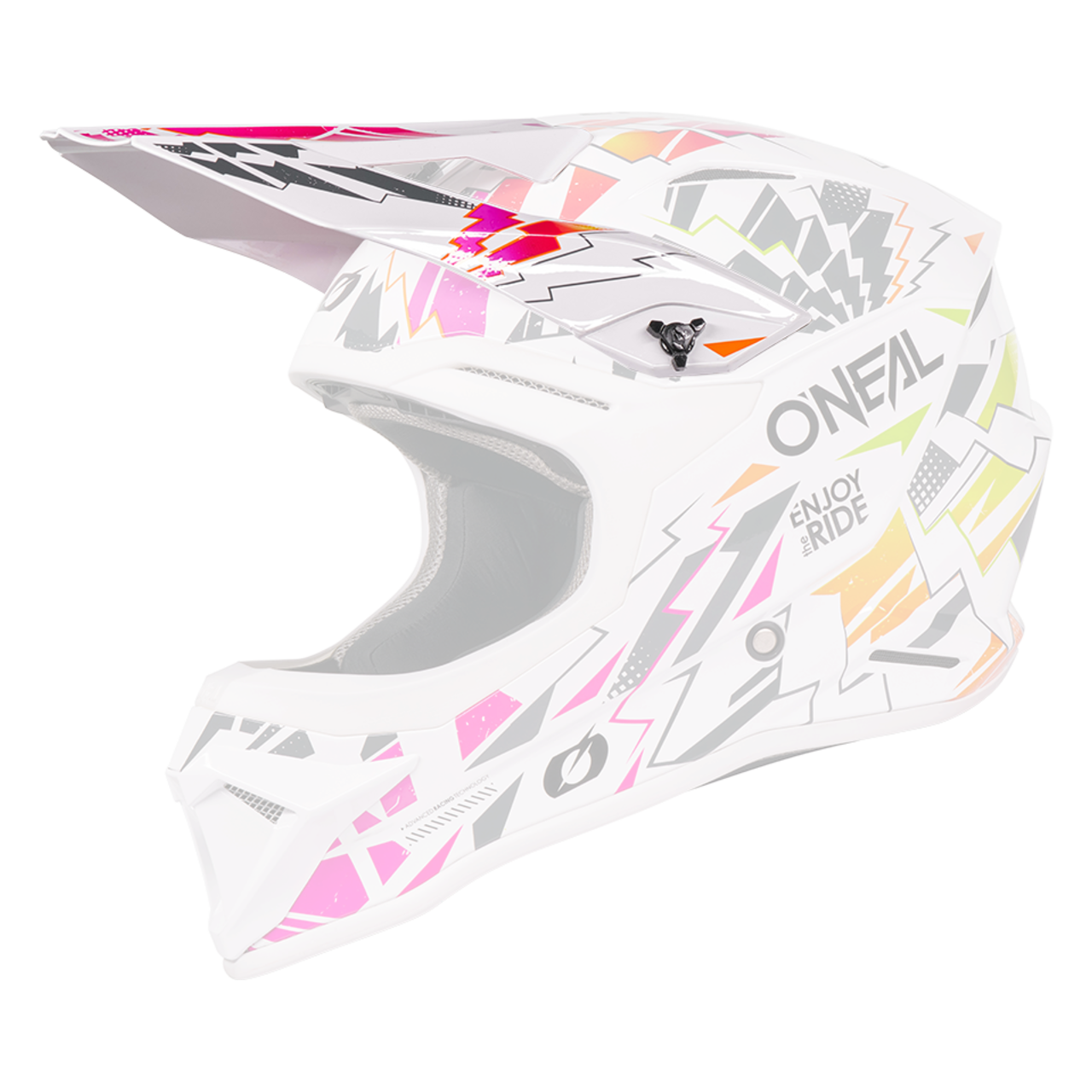 O'Neal 1SRS Stixx Youth MX Helmet Peak