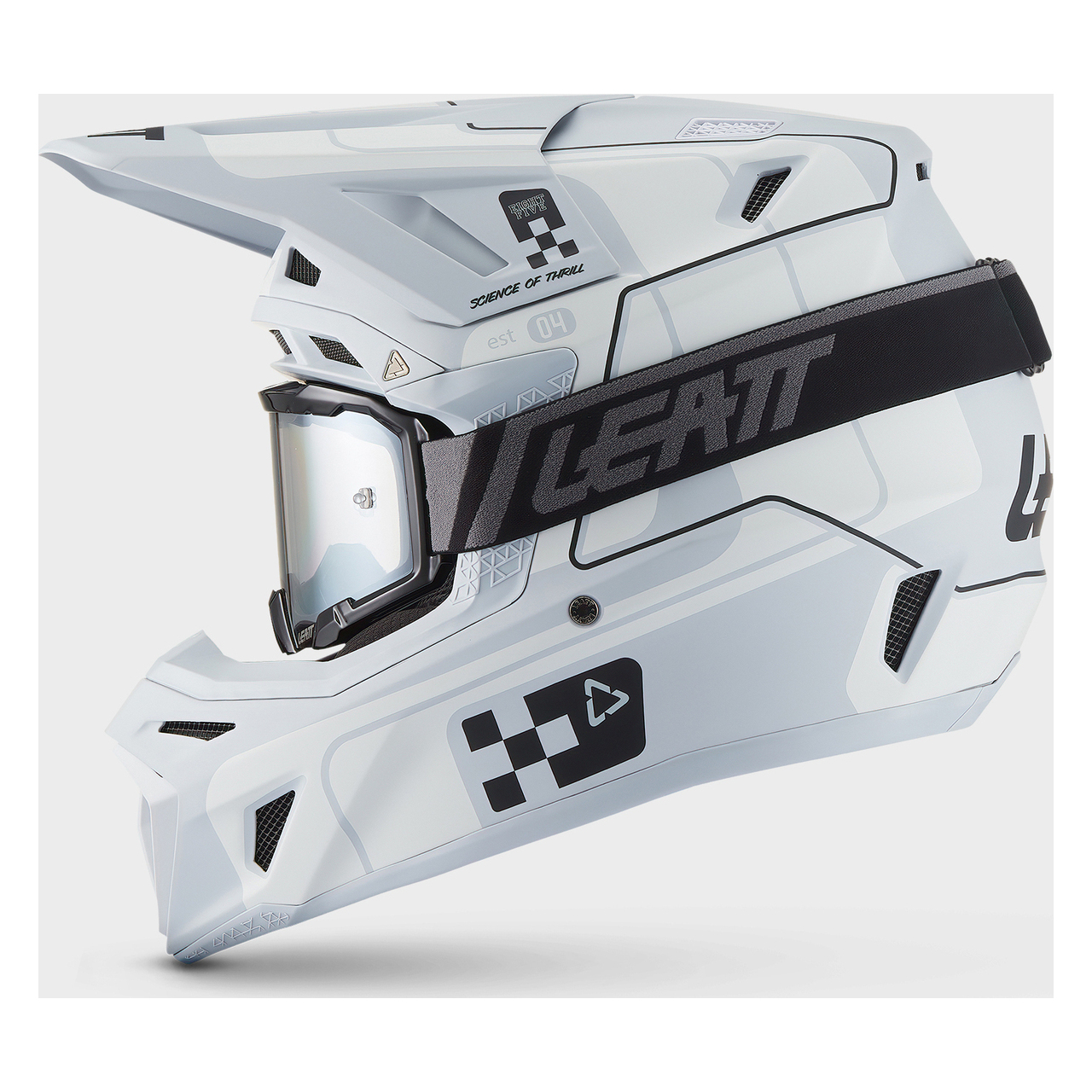Crosshelm-Kit Leatt 8.5 V.27 mit Velocity 5.5 Crossbrille