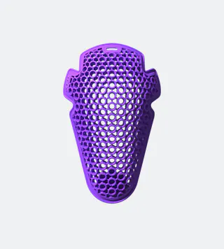 Mootorratta Küünarnuki- ja Põlvekaitsme Sisetükk RE ZRO® MK1 Curved Lvl 1 Type A Lilla
