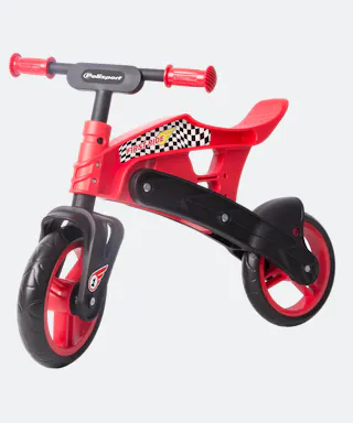 Loopfiets Polisport Race Zwart-Rood