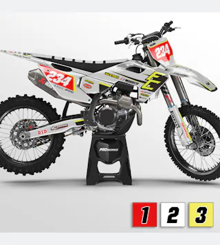 Stickerset 24MX Husqvarna Unadorned