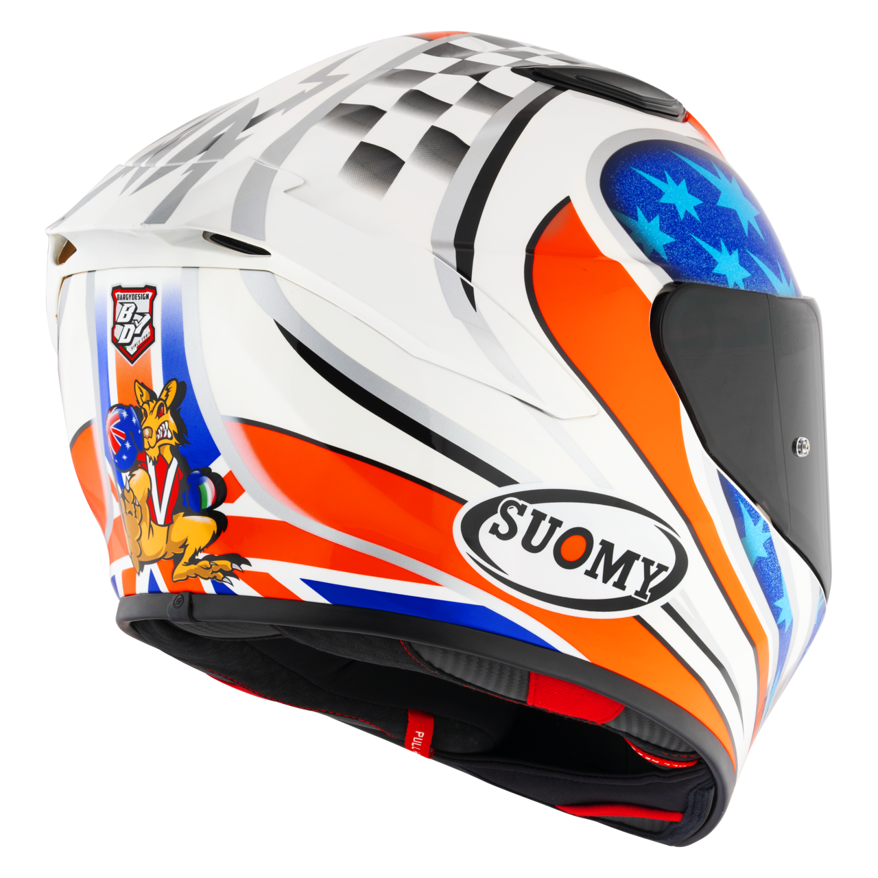 Suomy Track-1 Full Face Helmet Troy Bayliss Replica 2002