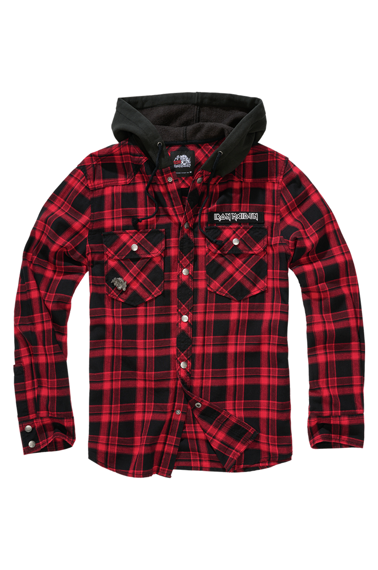 Camisa Brandit Iron Maiden Check Sweathood Eddy