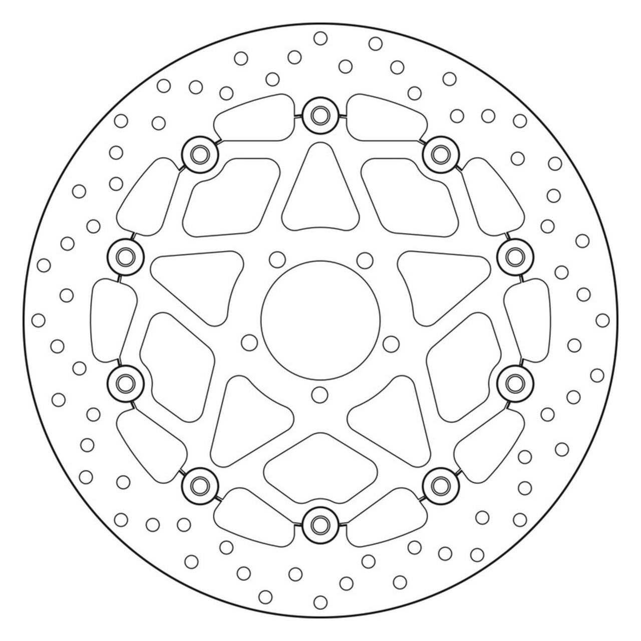 Remschijf Brembo Oro Series Vloeiend
