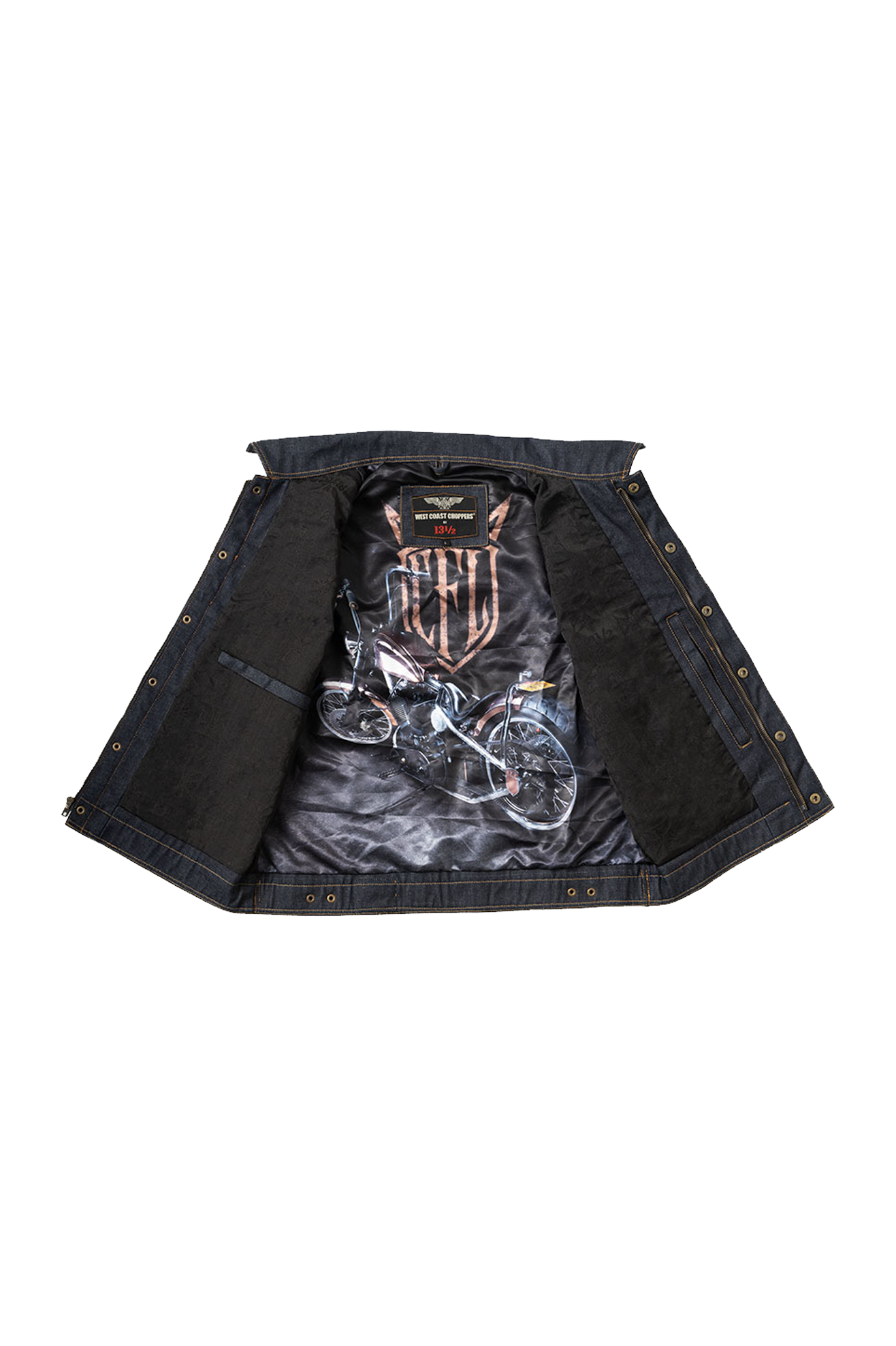 Motorvest West Coast Choppers Collab 131/2 Denim Raw Denim