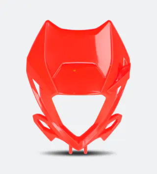 Plastique Plaque Phare Acerbis Rouge