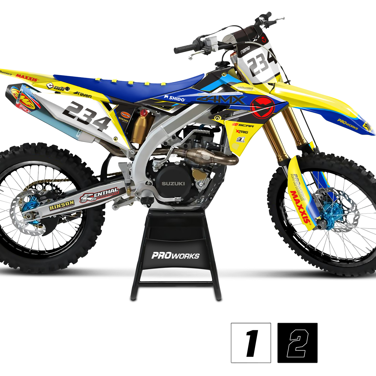 Kit De Autocolante 24MX Suzuki Rapid