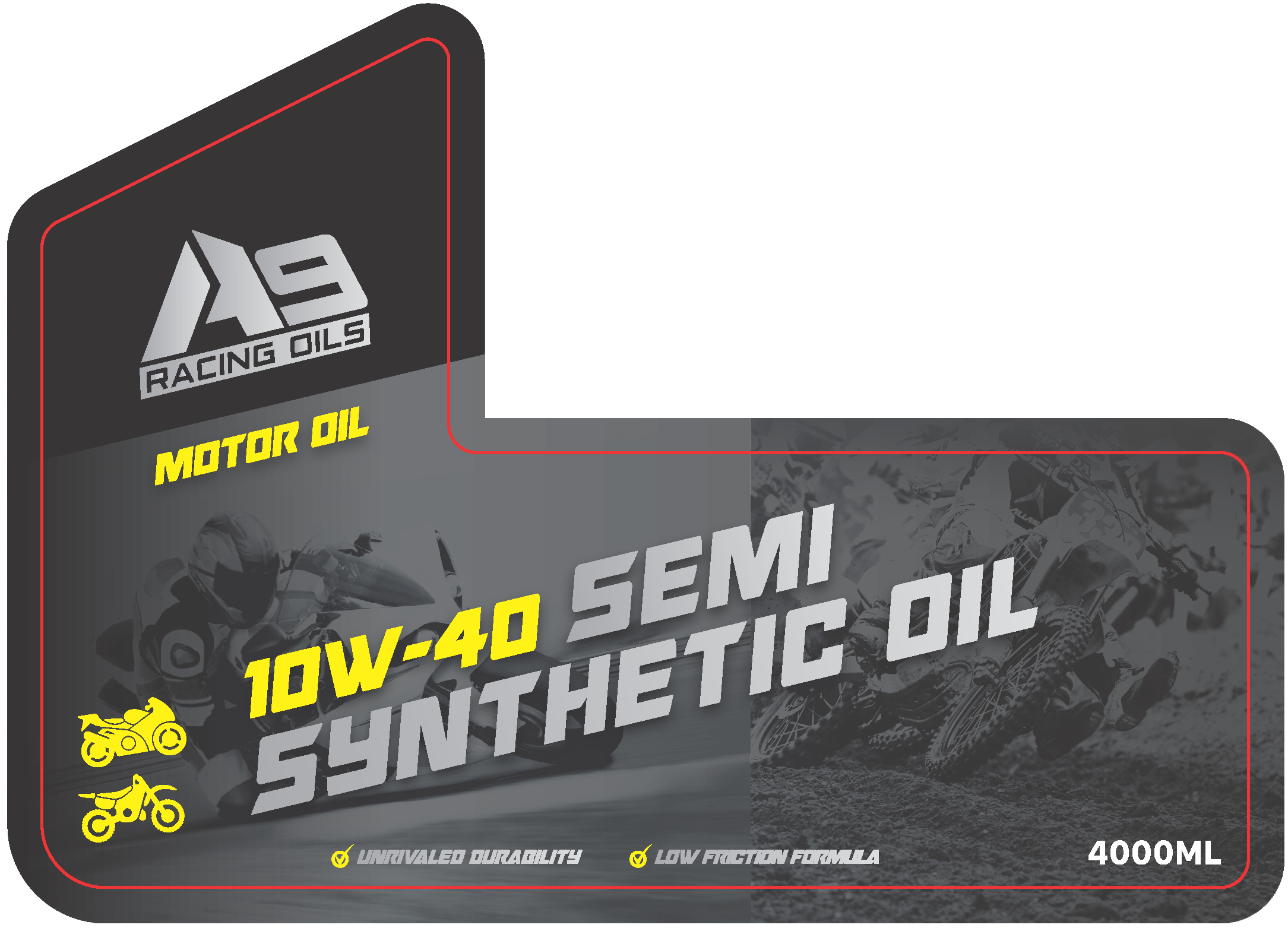 A9 Racing Semi-Synthetic Engine Oil 4L