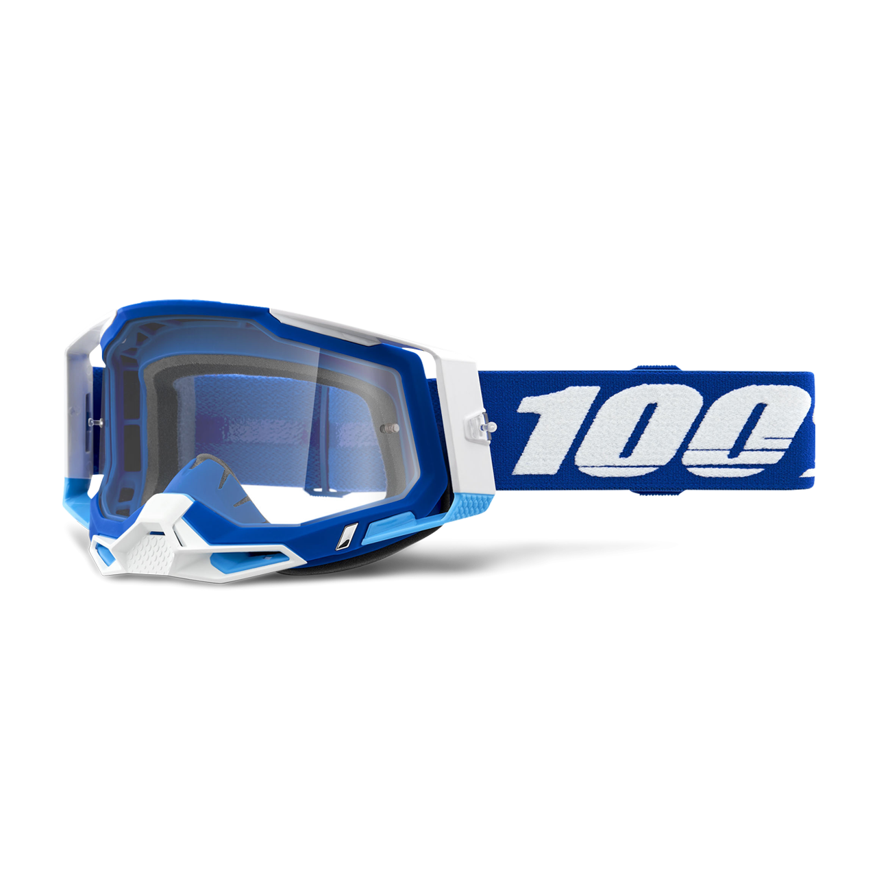 100% Racecraft 2 MX Goggles Clear Lens