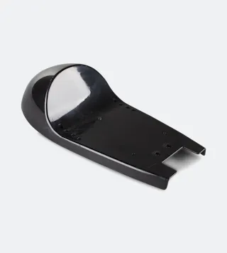 Custom Sæde Snell Simple Racer, Sort