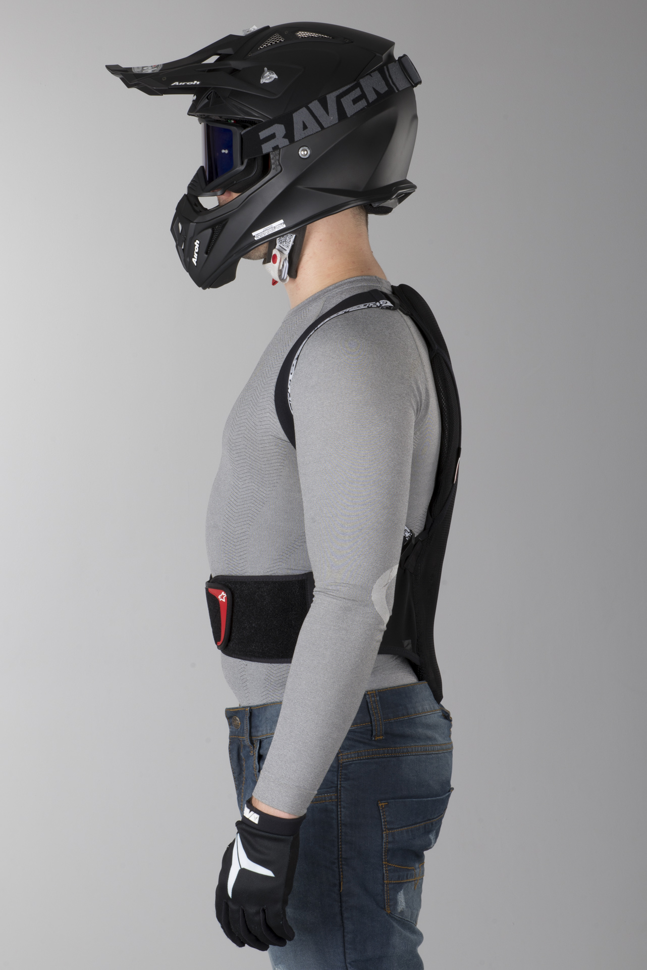 Alpinestars Nucleon KR-2 Back Protector Black-White