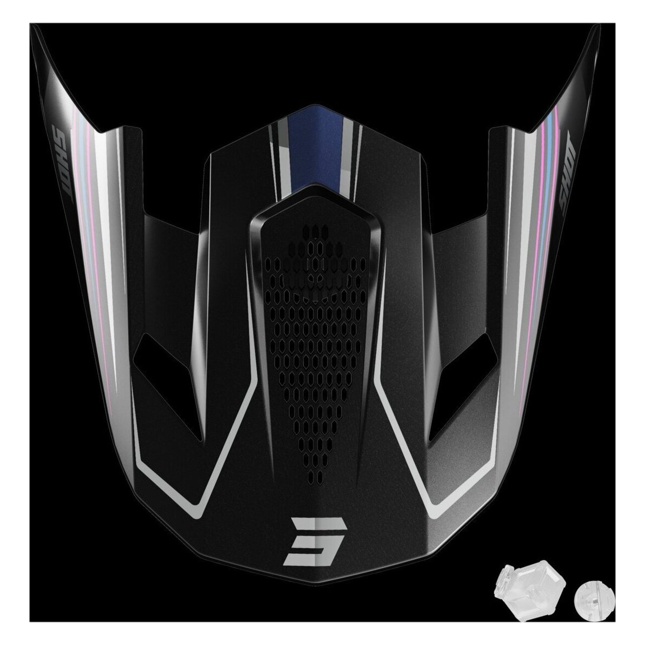 Visera De Casco De Cross Shot Race Gear Lite Glory 27
