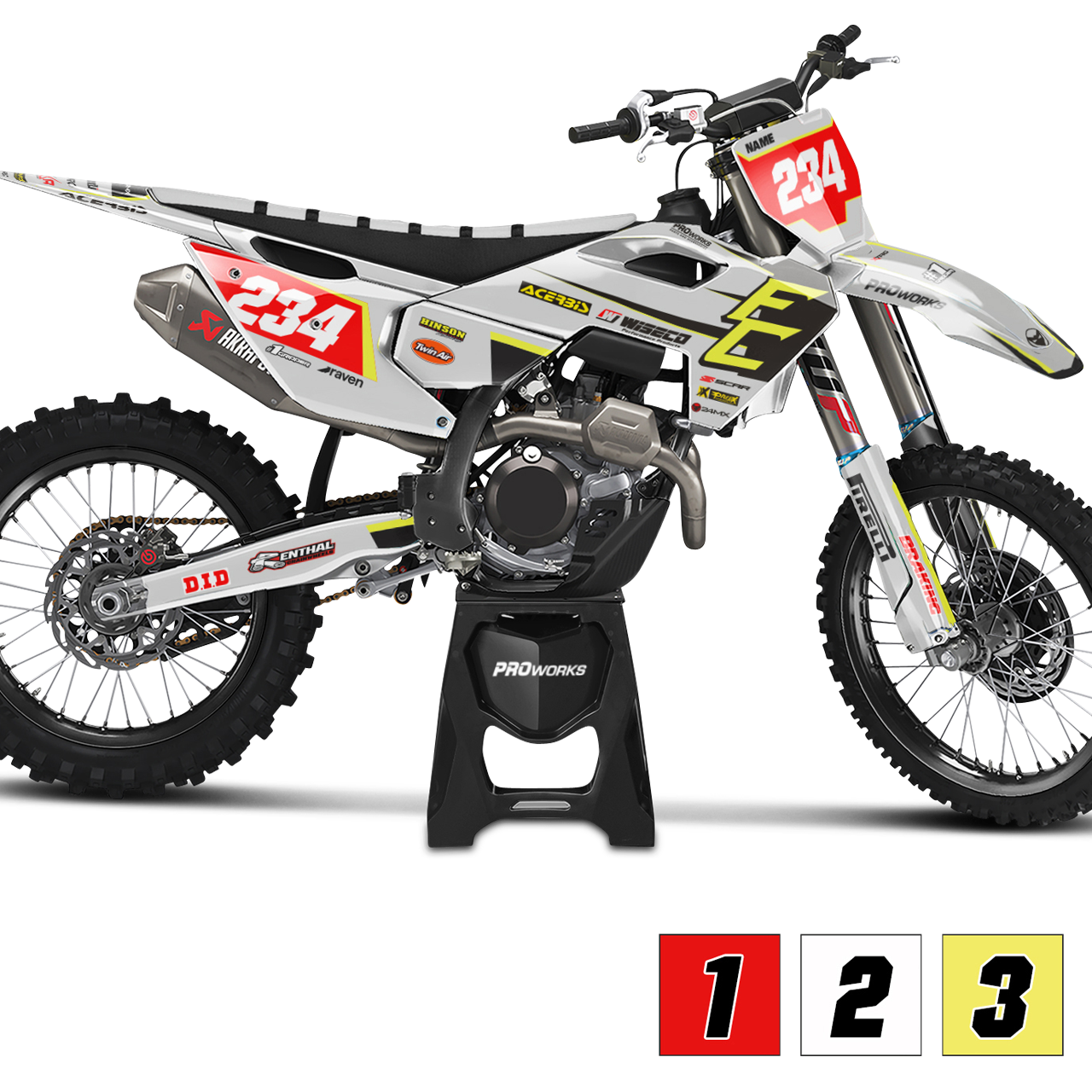 Kit De Autocolante Husqvarna 24MX Unadorned