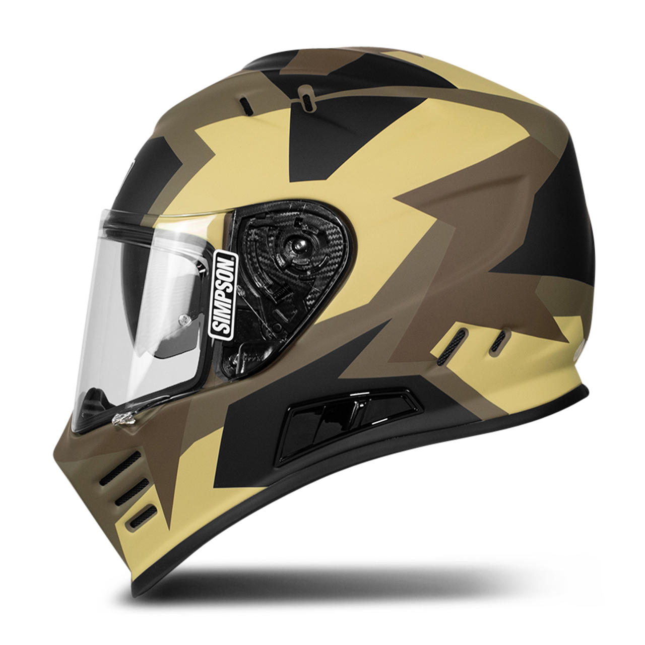 Simpson Venom Commanche Full Face Helmet Green - Buy now, get 21% off | 24MX