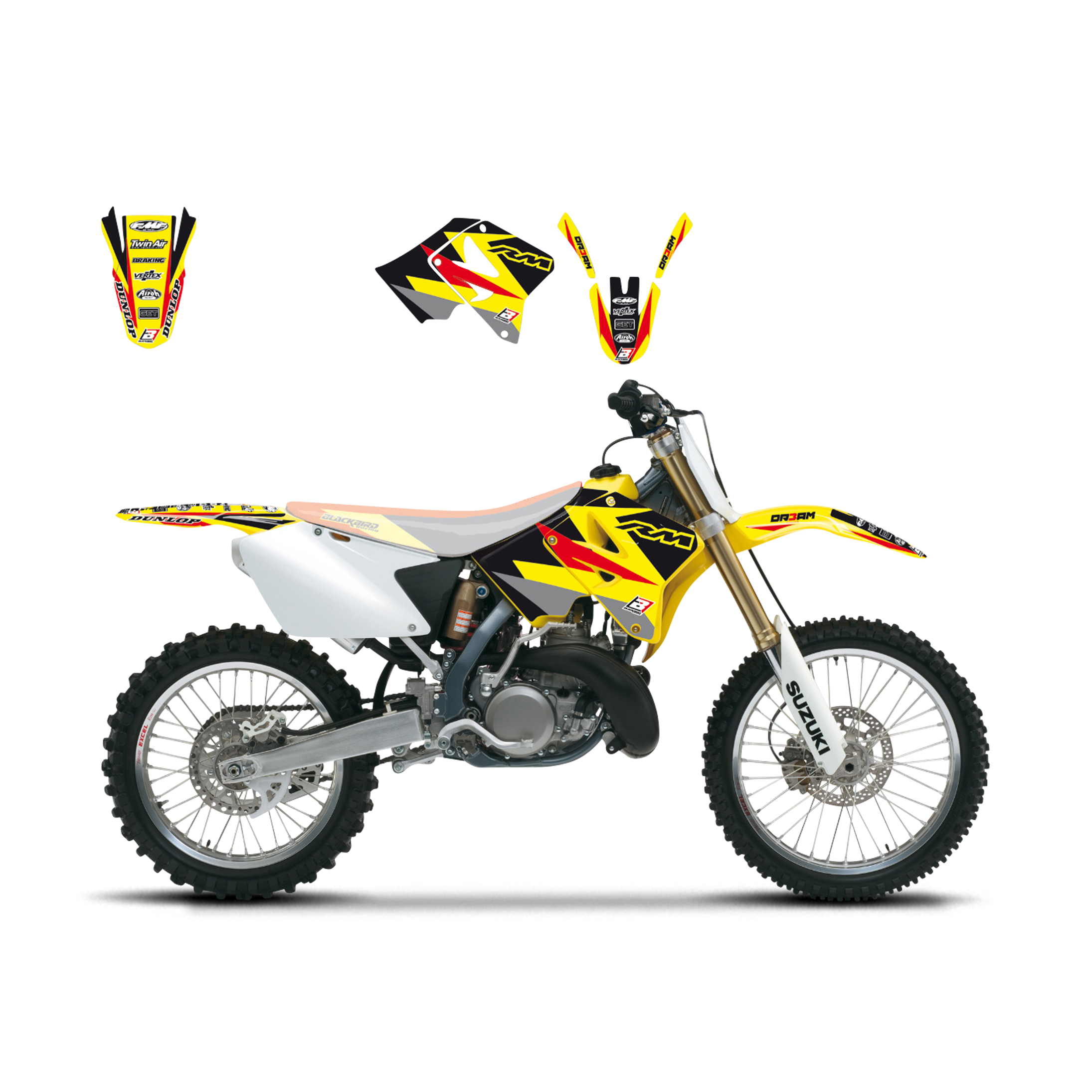 Kit De Autocolante Blackbird Dream 3
