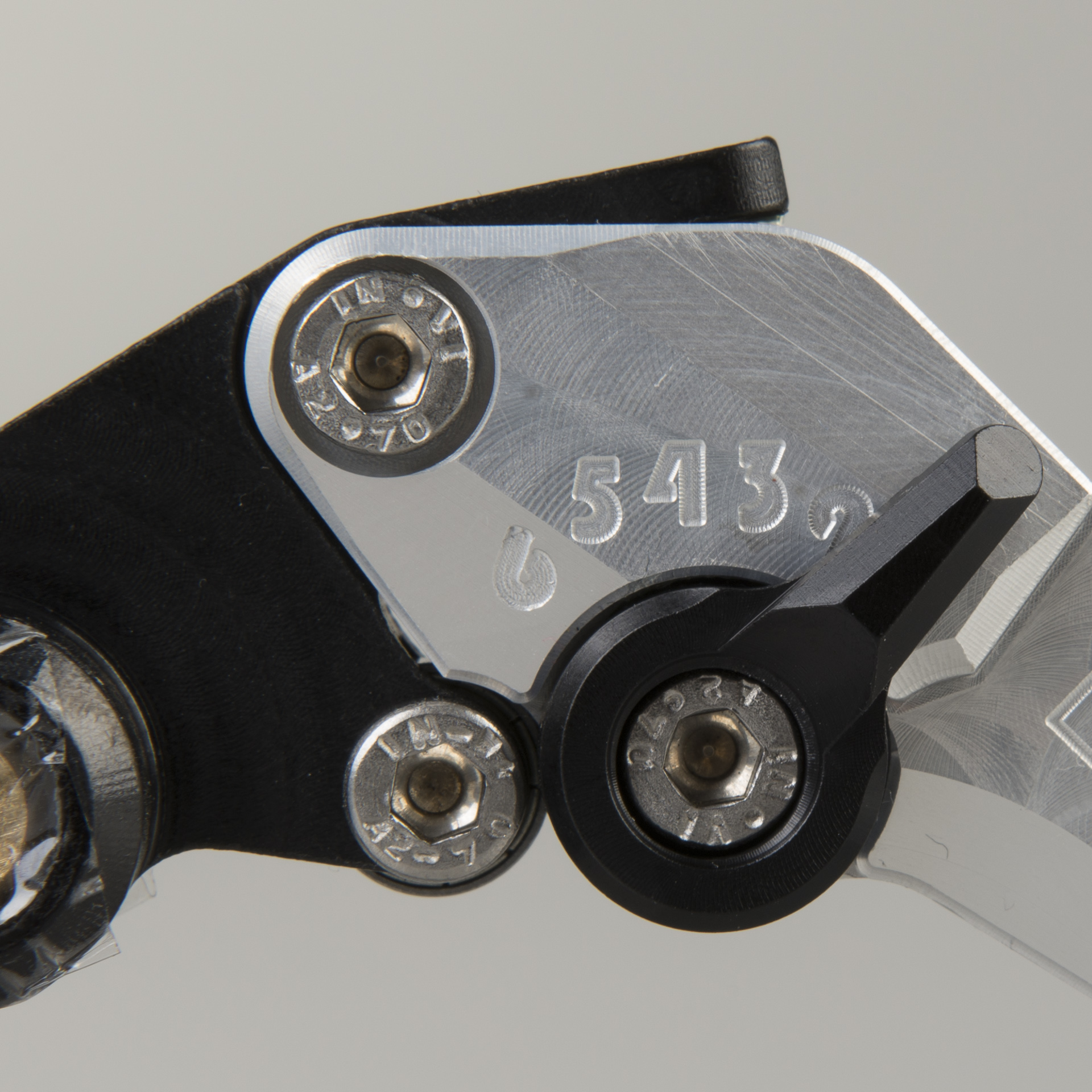 Titax EVO Brake Lever Long Silver-Black