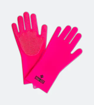 Muc-Off Deep Scrubber Gloves Pink