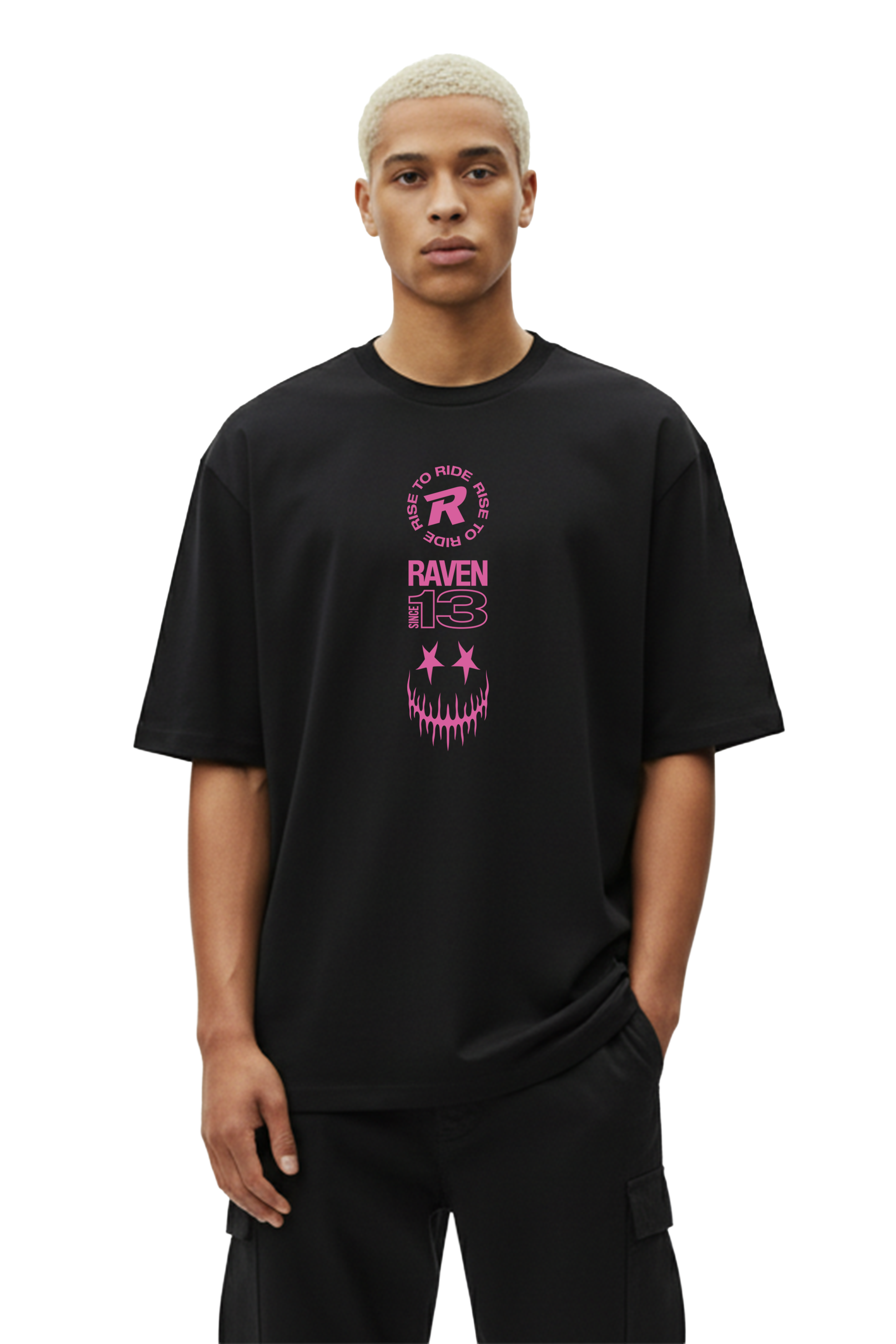 Raven Rave Oversize T-Shirt