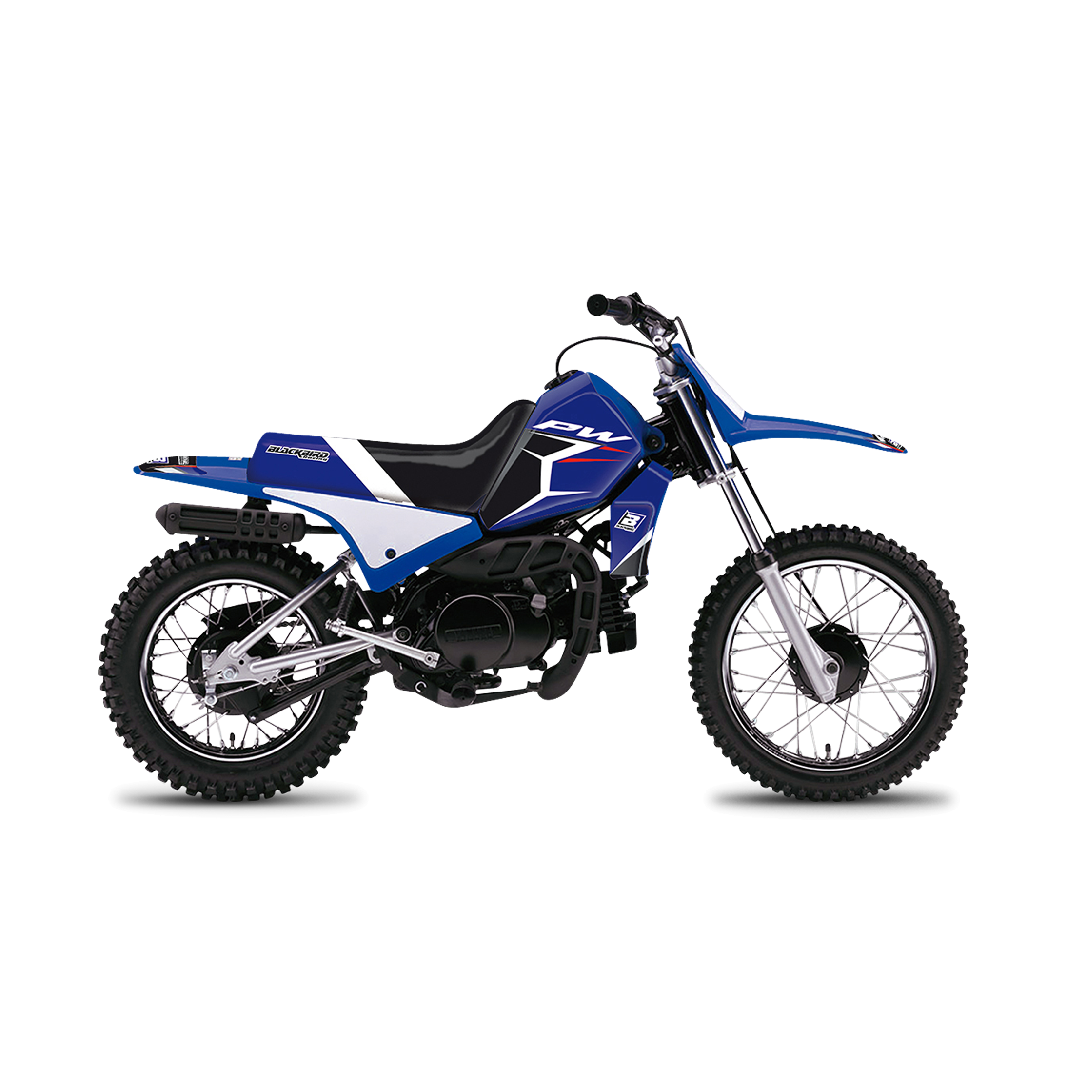 Blackbird Dream 4 Complete Decal Kit with Seat Cover Blue-Black-White