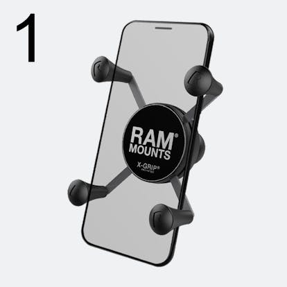 Soporte de Smartphones para moto RAM MOUNTS X-GRIP Universal
