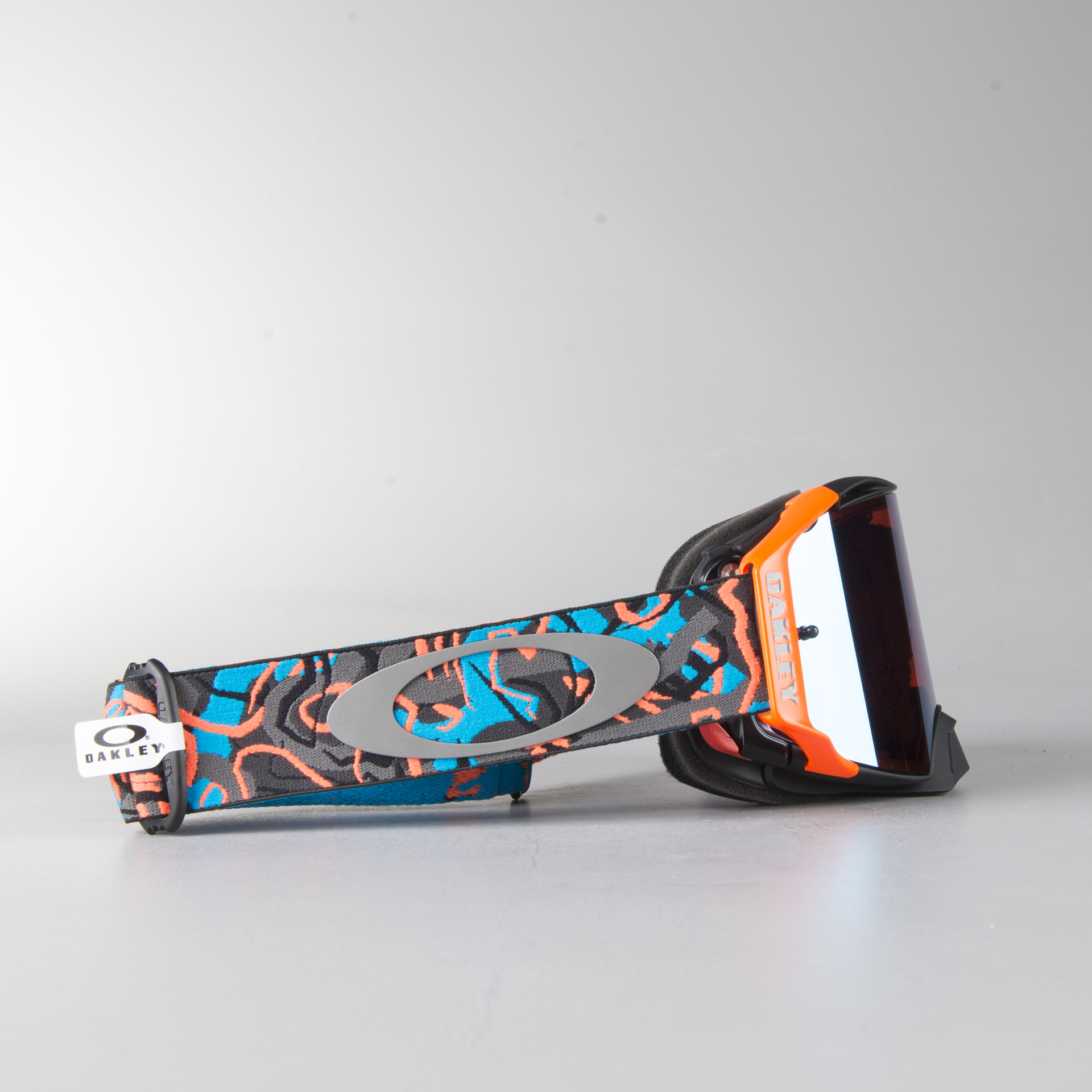 Masque Cross Oakley Airbrake Camo Vine Night Orange Bleu Masque Oakley Airbrake MX Camo Vine Night Orange Bleu Bleu