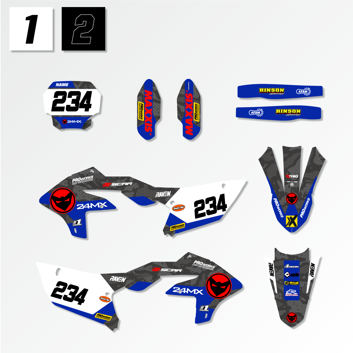 Yamaha GrCam Decal Kit