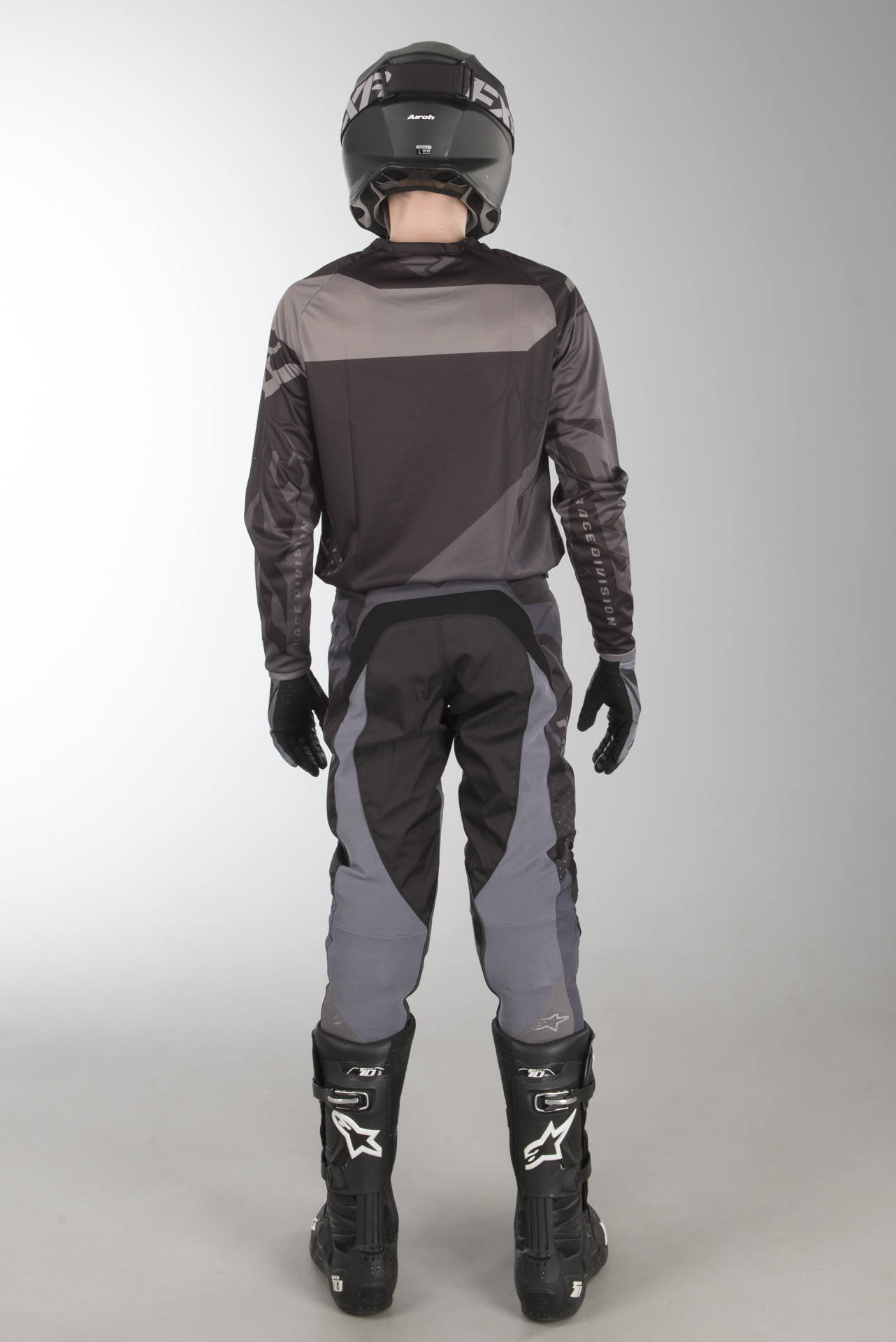 all black motocross gear