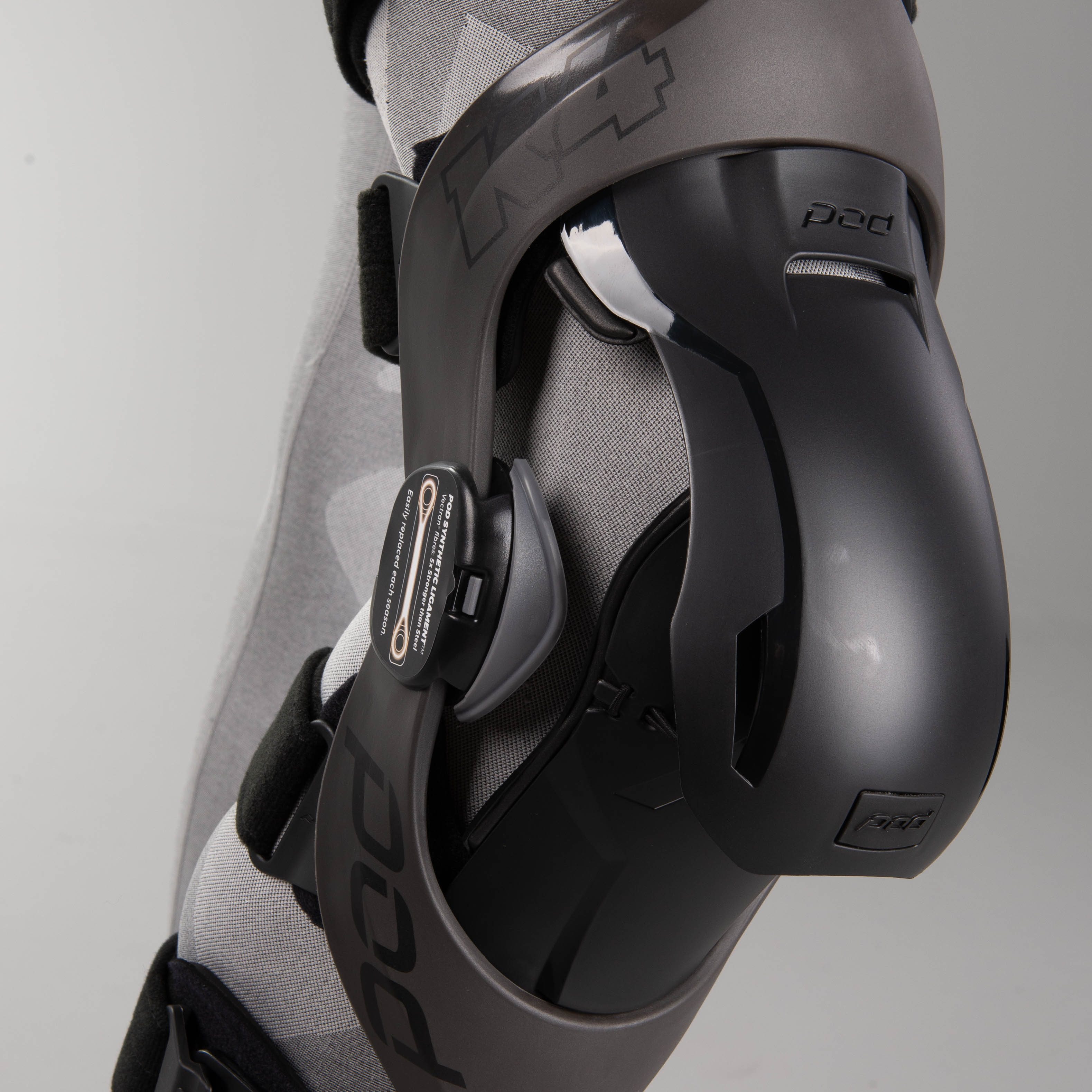 POD K4 2.0 Right Knee Guard Black