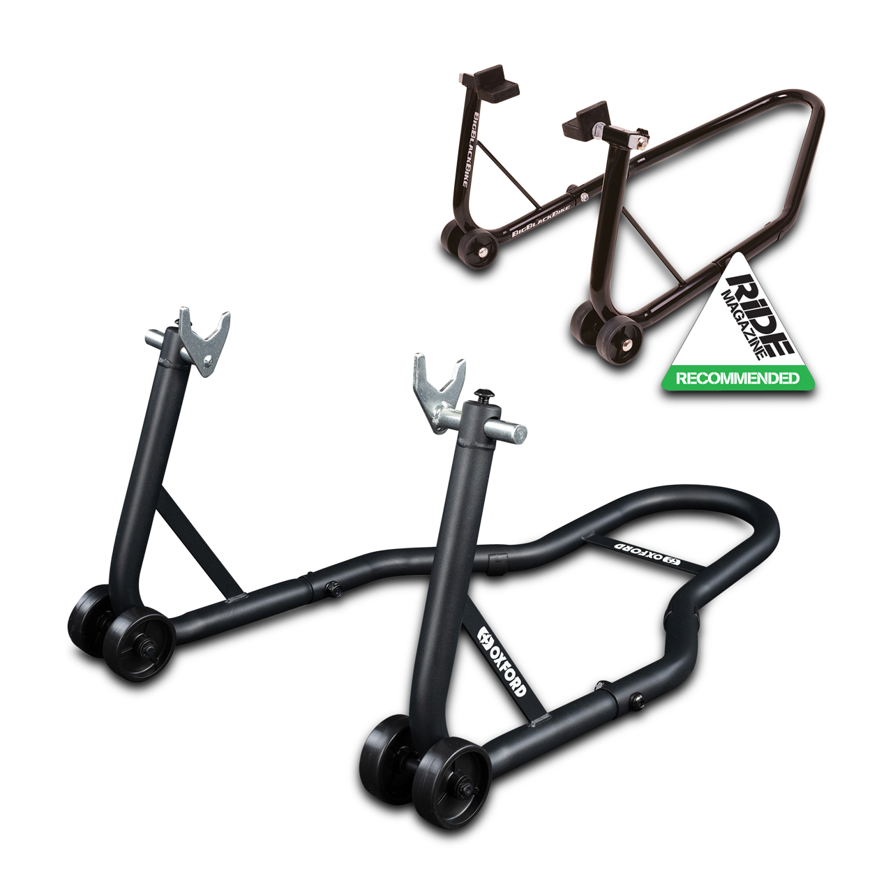 Oxford Big Black Bike Front/Rear Paddock Stand Lowest Price