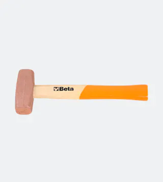 Beta Tools Copper Hammer with Wooden Shaft