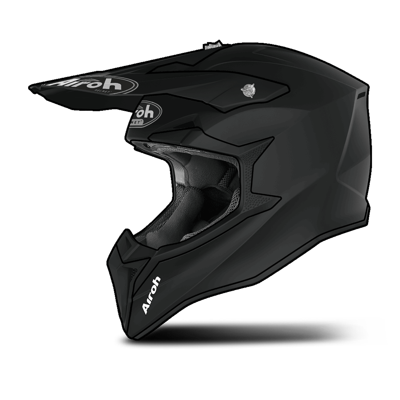 Airoh Wraaap MX Peak Matt Black - Buy now, get 5% off | 24MX