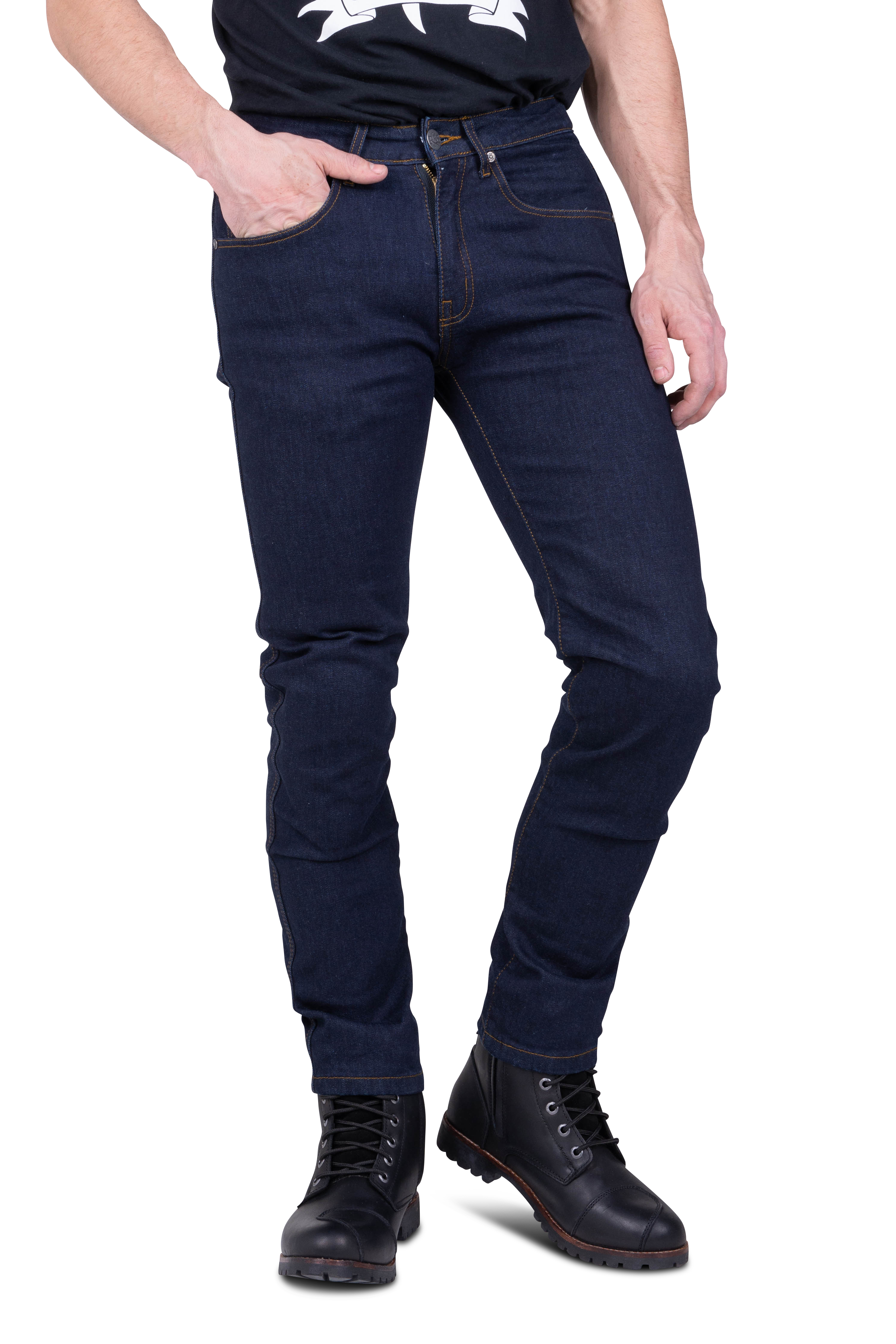 Jean Moto Ride&Sons Cordura Monocouche Straight/Regular Denim